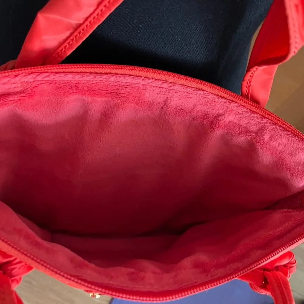 Marc Jacobs Red Signature Quilted Laptop Bag